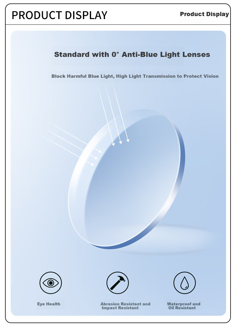 Baixiaoshe Blue Light Blocking Glasses-1962 [Gradient Frame], Retro Frame Anti-Radiation Unisex Non-Prescription Glasses 3