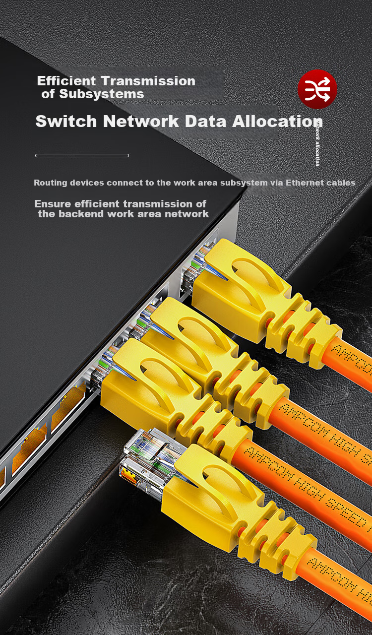 AMPCOM CAT6 Gigabit Ethernet Cable, 100 Meters, 8-Core 0.58 Pure Copper Unshielded Twisted Pair, POE Surveillance Home Installation Broadband Network Cable Box AMC657100 10