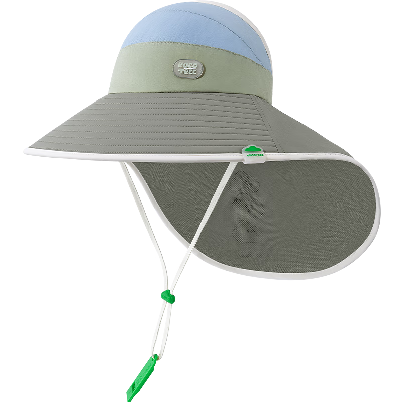 Kocotree KK Tree Kids Sun Protection Hat UV Protection Genuine Yarn Breathable Wide Brim Summer Sun Hat for Boys and Girls