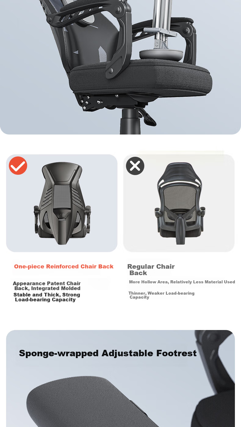 Xige 926 Office Chair Ergonomic Recliner Boss Computer Chair Dual-Use Nap Chair 18