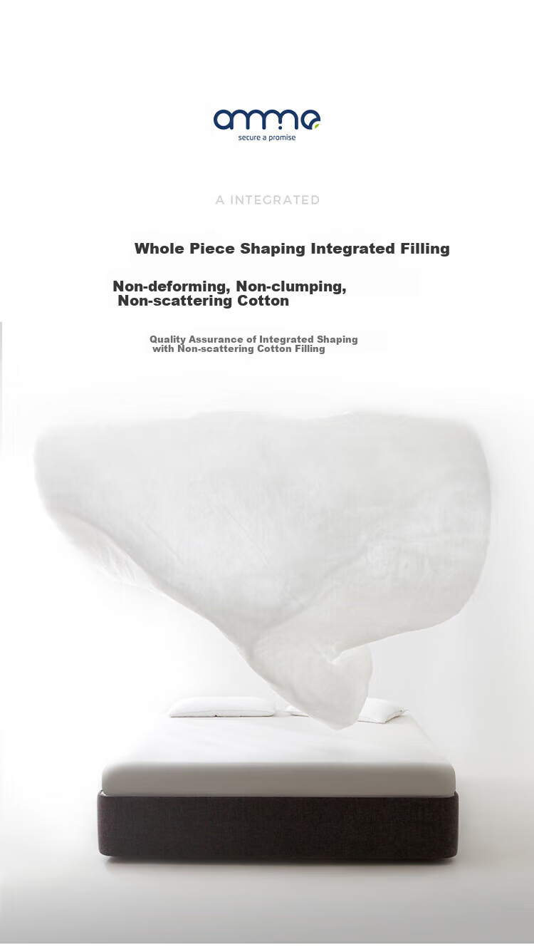 Anmino Anti-Mite Antibacterial Winter Quilt, Class A Pure Cotton Skin-Friendly Fabric, Winter Warmth Dust Mite Protection Comforter, Duvet Insert, 200*230cm 9