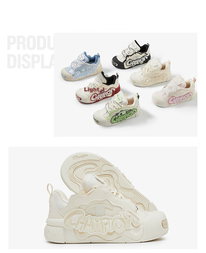 Champion American Champion Sneakers for Women And Men, Puffy Jelly Shoes, Thick-Soled Casual Loafers, 25SST17 14