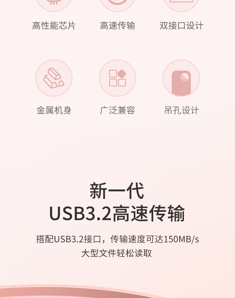 ASUS Aduo 128GB Type-C USB3.2 Flash Drive, Dual Interface, Compatible with Phones And Computers, High-Speed Large-Capacity USB Drive, PM310 Space Silver 1