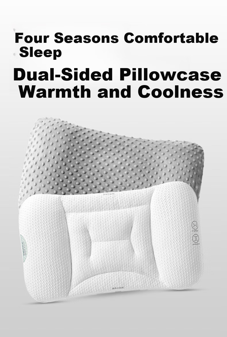 Beedoll Growth Pillow, Children's Pillowcase, Double-Sided for Cold And Warm, Skin-Friendly, All-Season Full Coverage Pillowcase, Breathable, Washable, Suitable for Stage 1 And Stage 2 Pillows 1