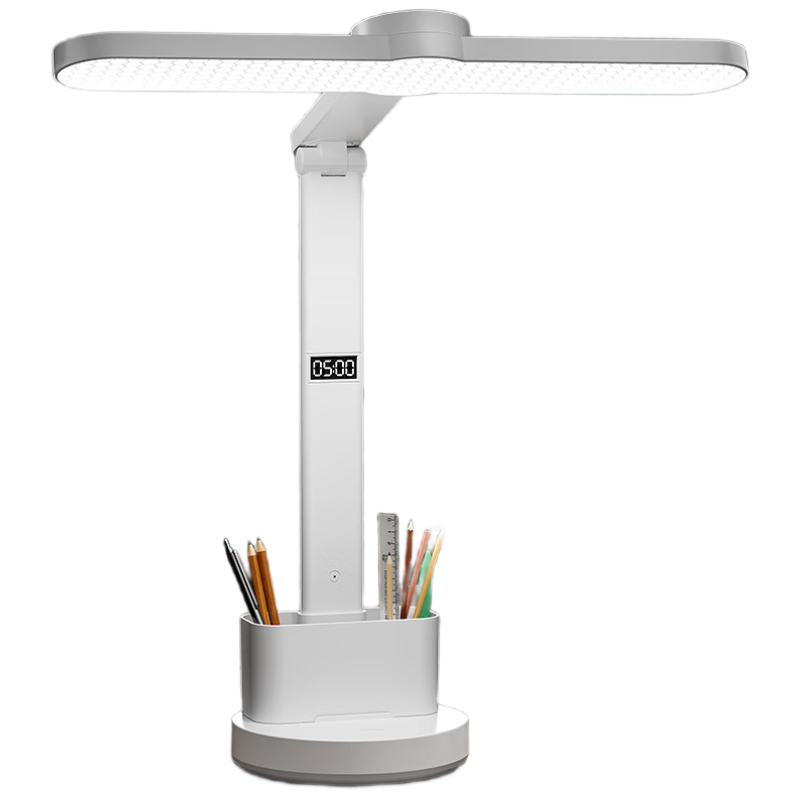 Dupai Desk Lamp, Eye Protection for Students, Full Spectrum Anti-Myopia Reading Light for Children, Rechargeable Lamp for Bedroom And Bedside Use