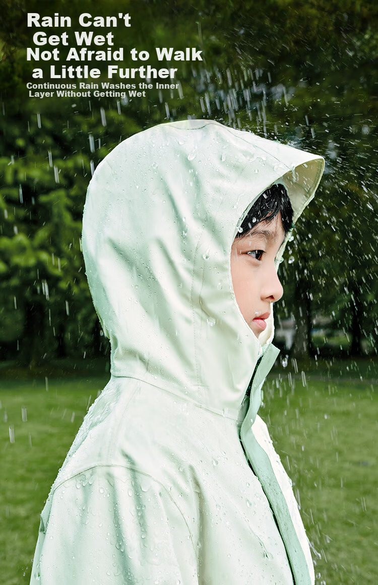 BALABALA Children's Outdoor Jacket, Spring 2025 Collection, for Boys And Girls, Big Kids Waterproof Breathable Coat, 208125105203 4