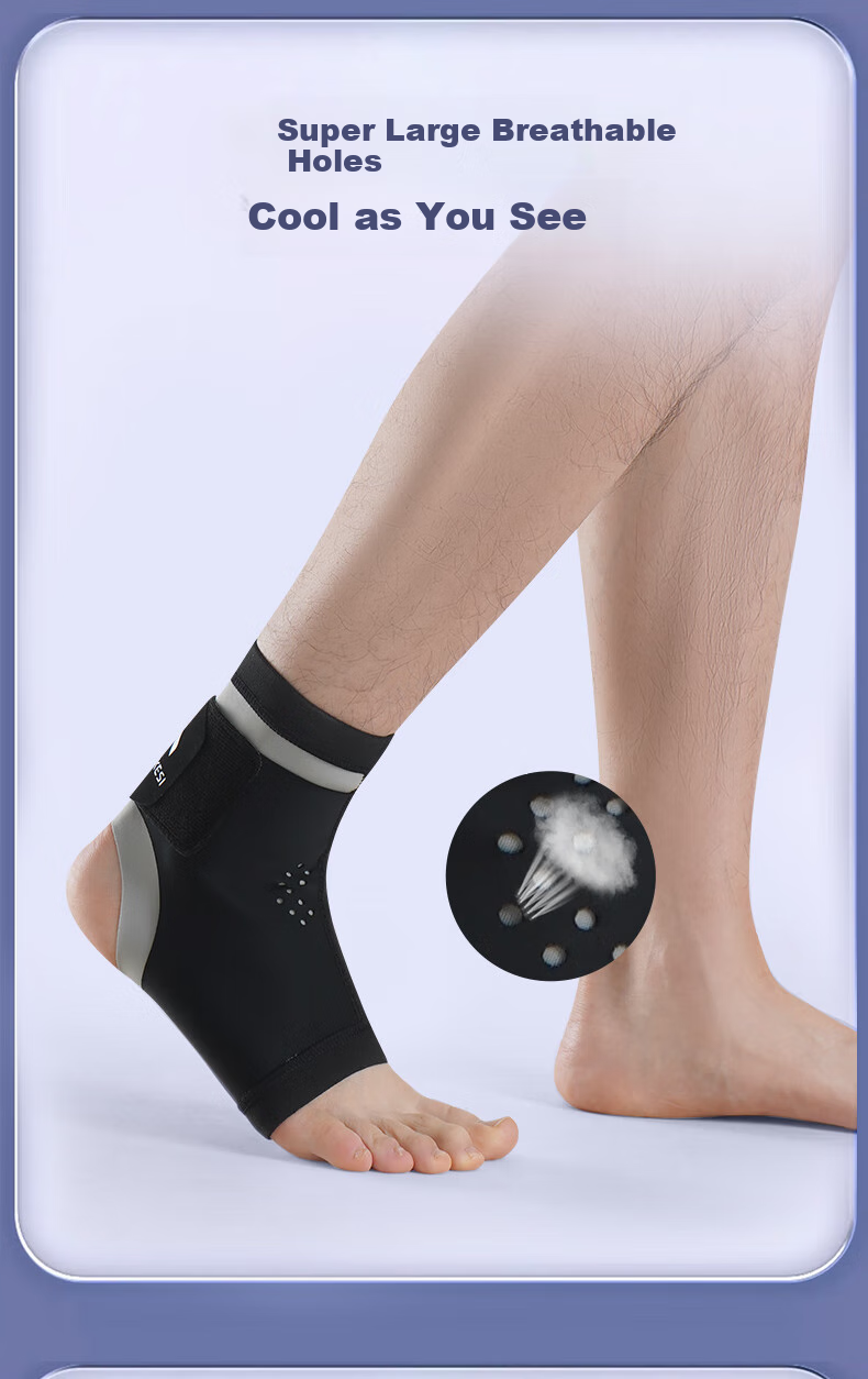 NAILEKESI N Ankle Brace, Post Sprain Recovery Support, Ankle Injury Basketball Sports Medical Ligament Injury Joint Fixation L 6