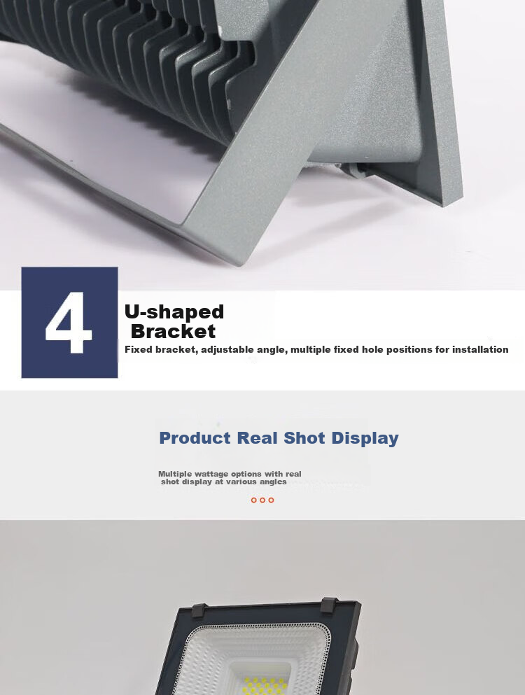 Yaming LED Floodlight, Outdoor Waterproof Signage Spotlight, High Brightness Searchlight, Construction Site Yard Flood Light, YM-7070 White Light Nano Series 10