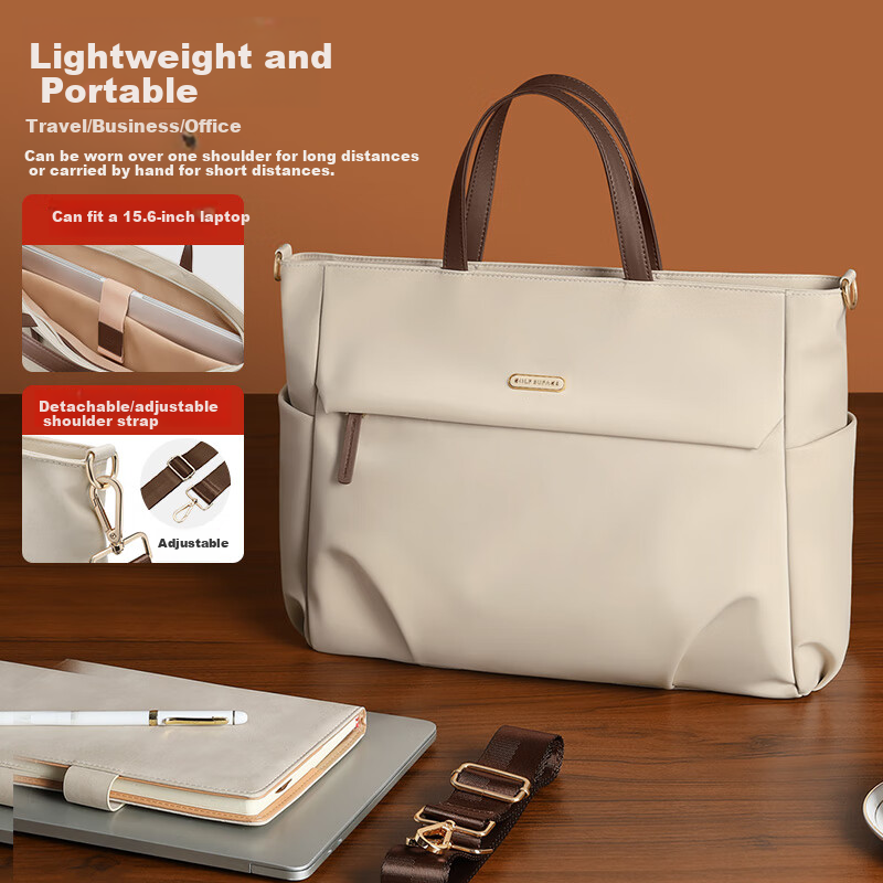 GOLF Laptop Bag for Women, Handheld 14/15-Inch Notebook Business Briefcase, Huawei Apple Shoulder Tote Bag Crossbody