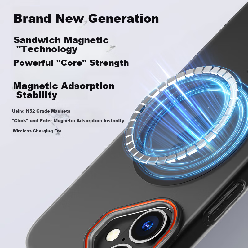 Чехол Baozou для Apple iPhone 16 Plus, противоударный, с защитой камеры, прозрачный, белый
