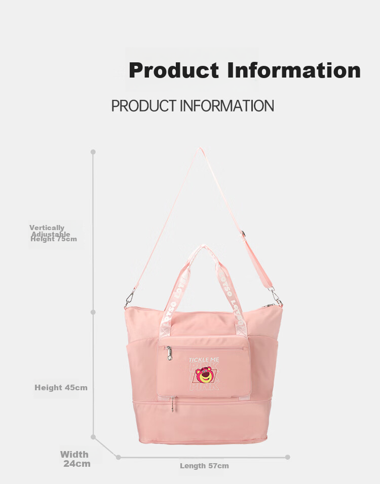 Disney Handbag, Women's Multifunctional Travel Bag, Fourth Generation Cute Large Capacity Tote Bag, Accommodation Student Bag 5