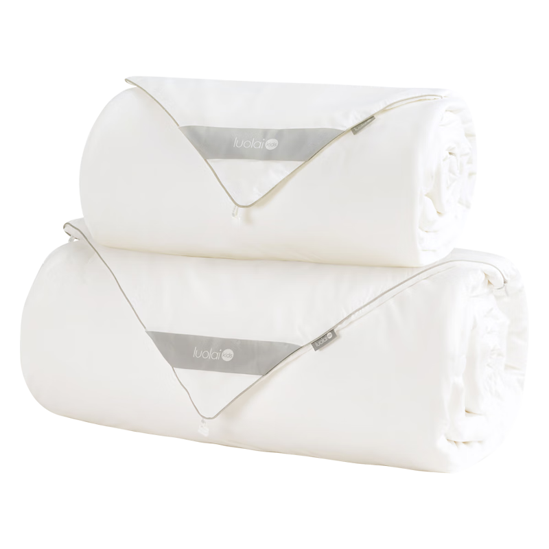 Luolaikids Silk Quilt, Maternal And Infant Class A Antibacterial 100% Cotton Silk Double-Size Comforter, 200*230