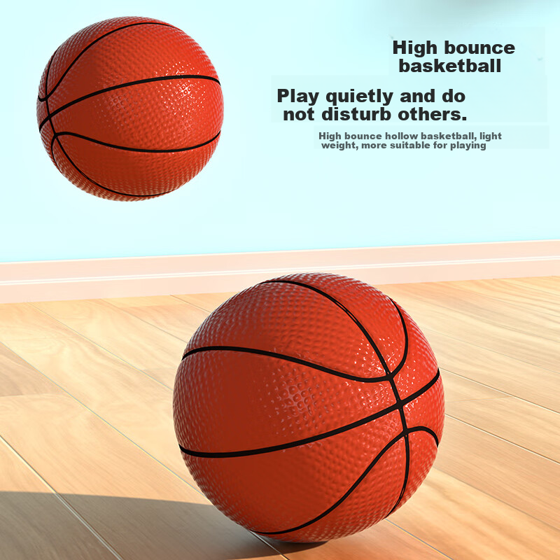 Hongdeng No-Drill Adjustable Suction Cup Basketball Hoop Toy, Wall-Mounted Shooting Basket, Outdoor Indoor Birthday New Year Gift