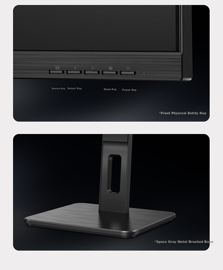 AOC Monitor, 23.8-Inch, 2K High-Definition, 100Hz IPS Low Blue Light, Type-C, Rotatable And Height-Adjustable, for Entertainment And Office Use, Computer Monitor, Q24P2C 8