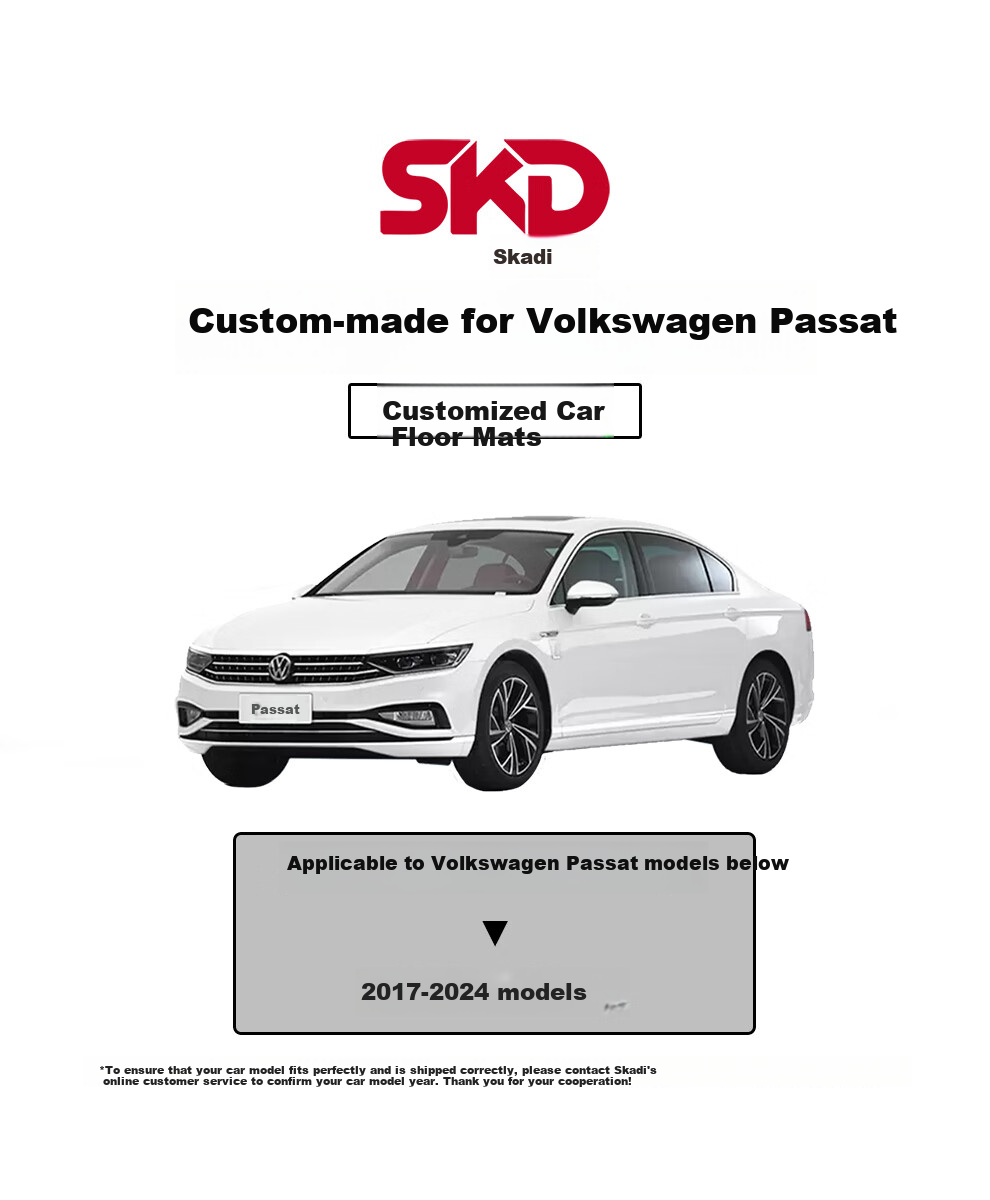 SIKEDI Floor Mats for Volkswagen Passat, Fully Enclosed, Suitable for 2017-2026 B8 Models, Durable, Waterproof, Odorless 1