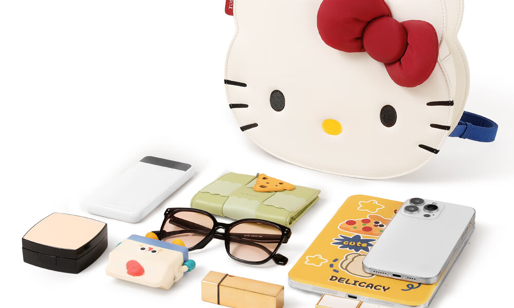 Toutou HelloKitty Underarm KT Cat Backpack for Girls, Best Friends' Outing, Middle And High School Students, Cute Birthday Gift 17