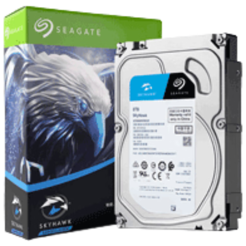 SEAGATE Surveillance Hard Drive, 4TB, 256MB SATA CMR Vertical, Mechanical Hard Drive, Video Storage, Data Recovery Service, SEAGATE Kuoying, 3.5-Inch ST4000VX015