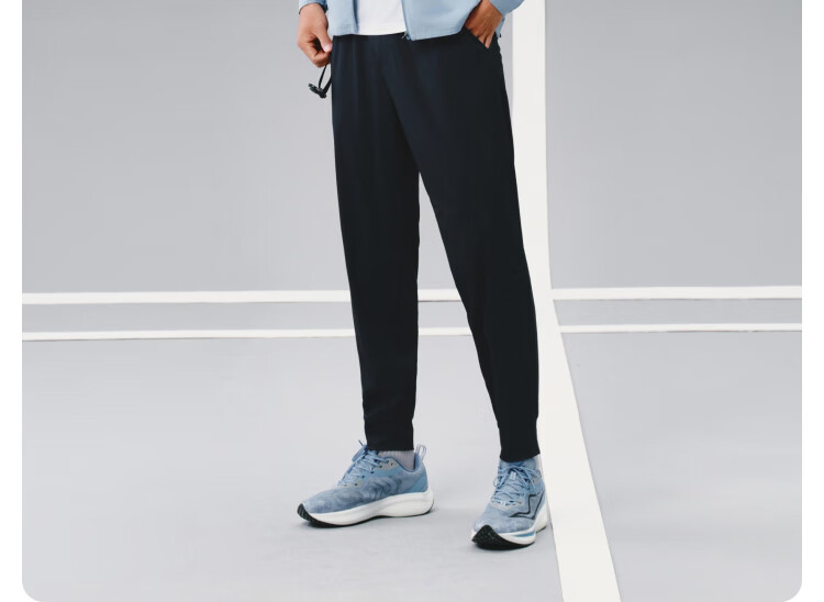 JD Original Men's Quick-Dry Sports Pants, Casual Trousers, Spring And Summer Men's Running Fitness Breathable Sweatpants, Training Pants for Men, Rhinoceros Gray, XL 27