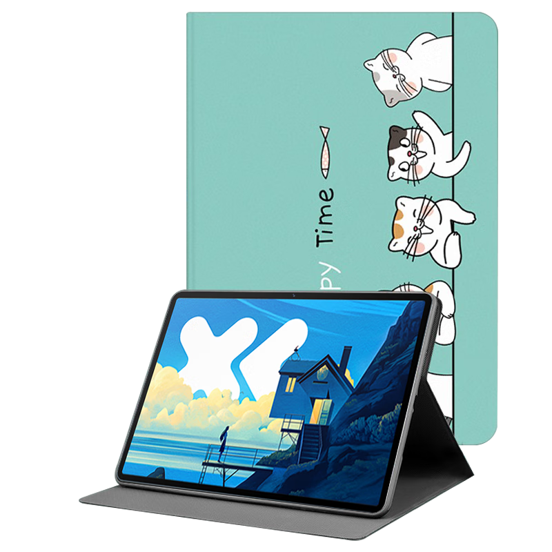 Shihan Protective Case for Huawei MatePad11 2021 Model, 10.95-Inch Tablet, Shockproof Full Coverage Creative Painted Cartoon Design for Study And Office Use
