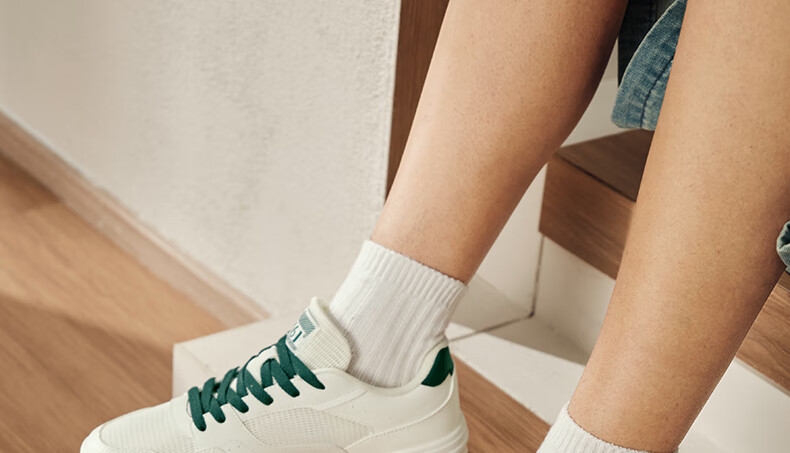 361° Men's Sports Shoes Soda Autumn Mesh Breathable Lightweight White Sneakers 672516626-4 6