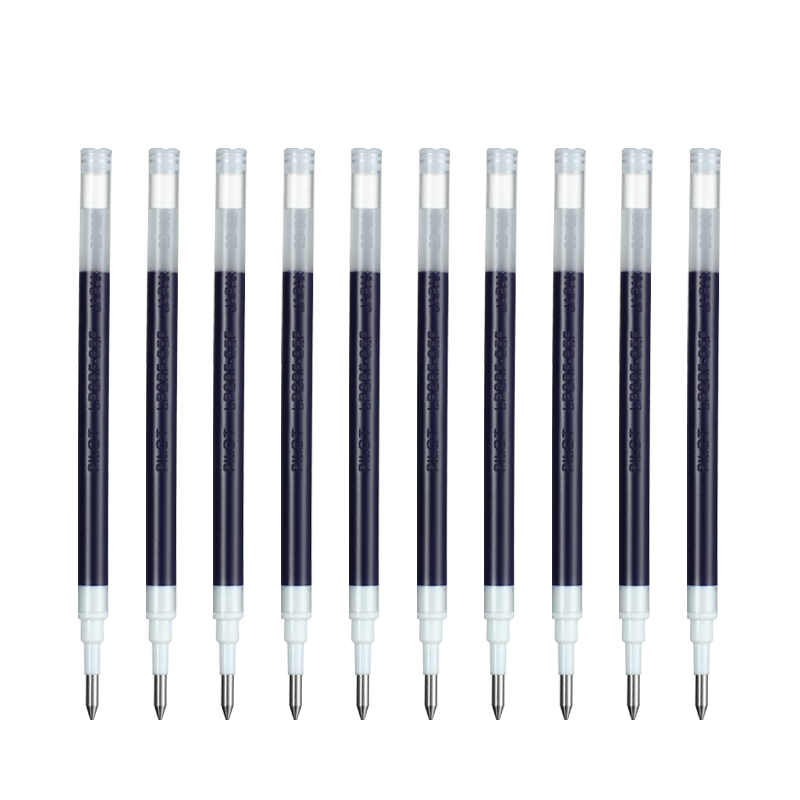 PILOT Juice Refill Pen, Blue, 0.5mm, Retractable, Ballpoint Pen Refill, Bullet Tip, Signature Pen, Writing Pen, Replacement Refill, Original Imported Stationery, LP2RF-8EF 10-Pack