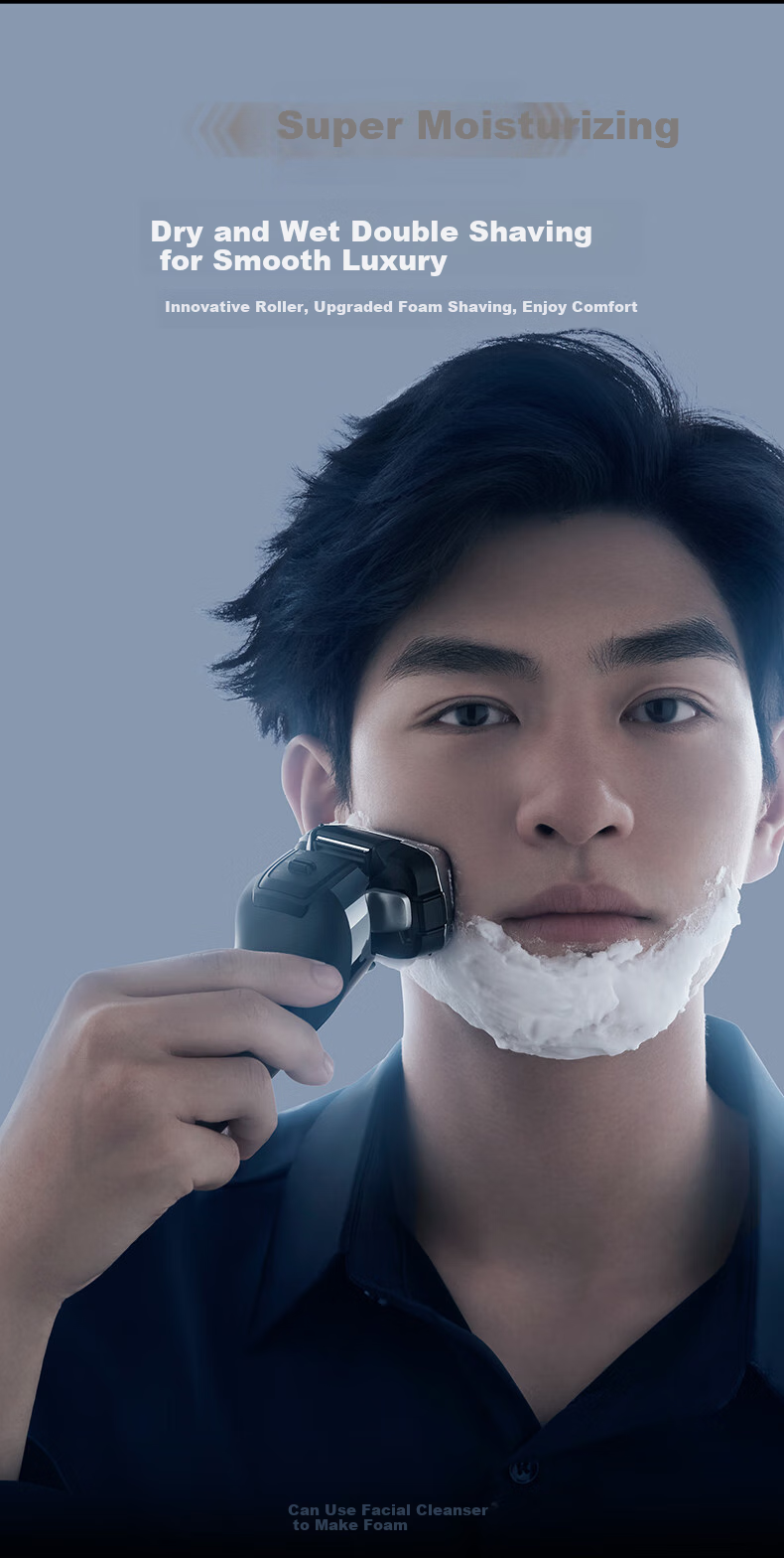 Panasonic PanaSonar Series Cleaning Center Electric Reciprocating Shaver for Men, Imported Stainless Steel Five-Blade Head, Close Shave, Skin-Friendly, Gift for Husband, Birthday Present for Men, LV9W Gift Box 7