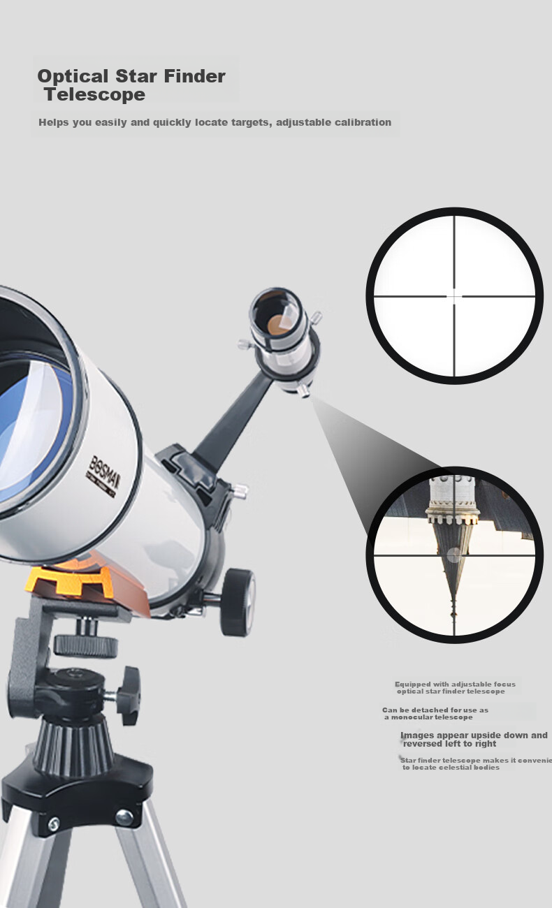 BOSMA Tiangong 80500 High-Power HD Dual-Use Astronomical Telescope for Lunar Surface and Crater Observation 5