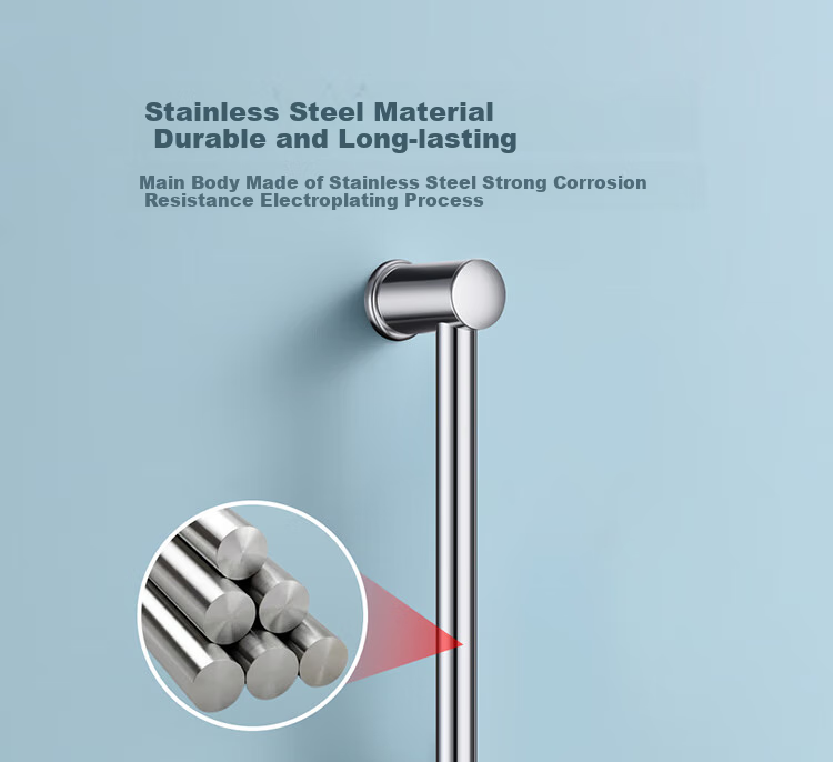 Larsd Shower Head Lifting Rod, Handheld Shower Head Bracket Mounting Kit, Wall-Mounted Shower Head Holder for LD723 Model 7