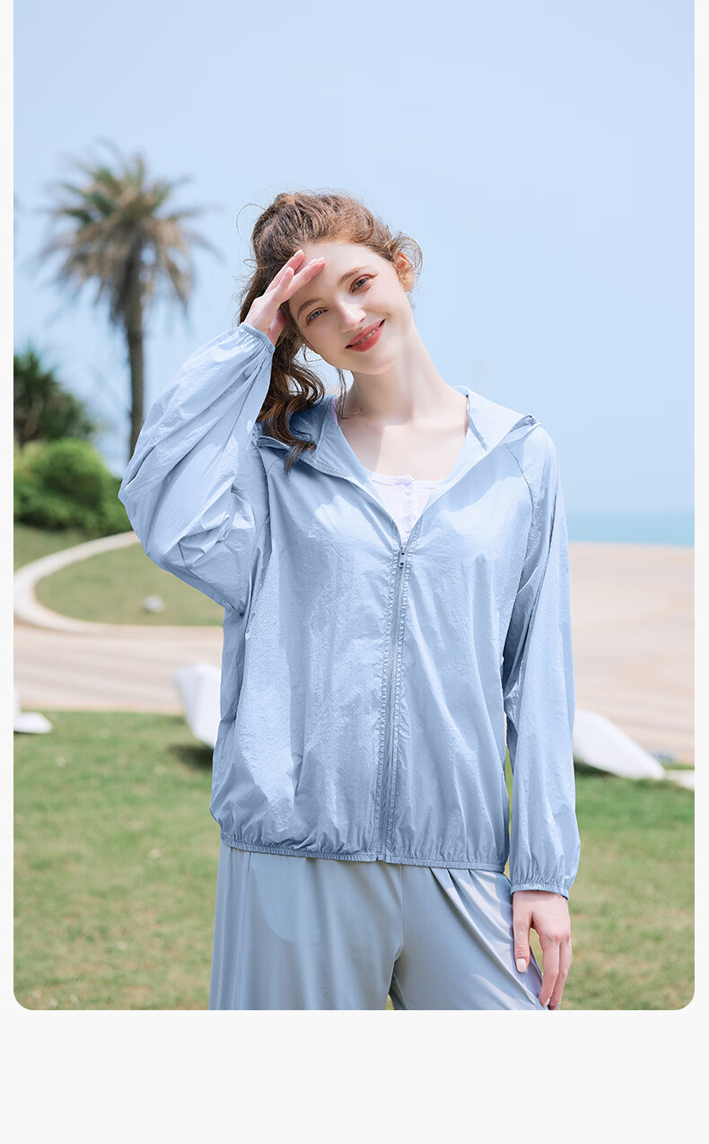 MJ STYLE UPF50+ Original Yarn Sun Protection Clothing for Women, 2026 Summer New Style, UV Protection, Sun Protection, Skin-Friendly, Lightweight, Comfortable, Loose-Fitting Jacket 7