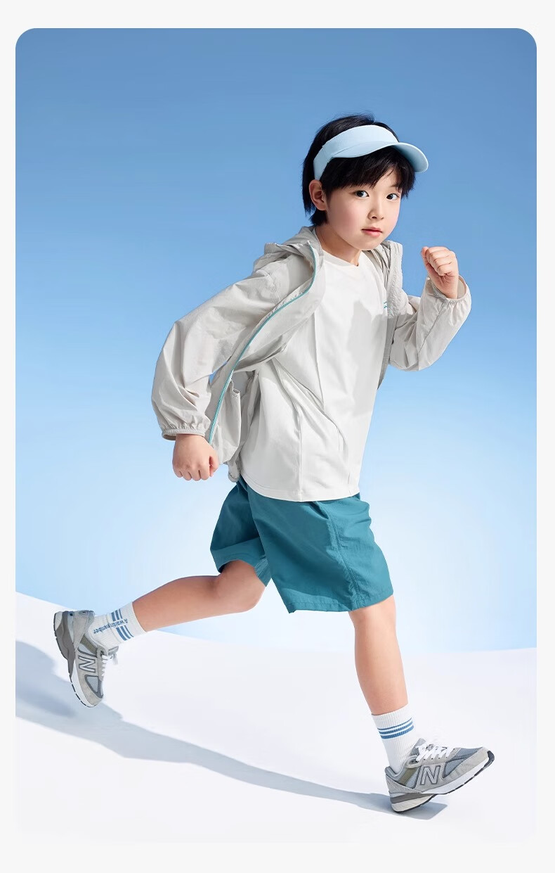 Zuoxi Boys' Sun Protection Clothing, Outdoor Children's Summer Sun Protection Thin Jacket, 2026 New Style Skin Coat, Blue, Size 110 20
