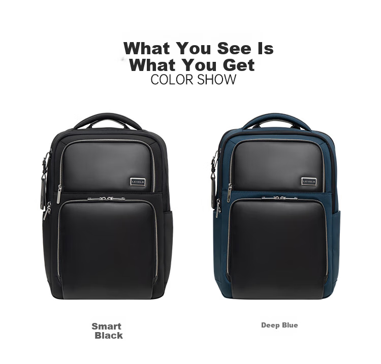 LEVEL8 Men's Business Backpack Explorer 16-Inch Laptop Bag, High-End Executive Bag for Commuting, Travel And School 13