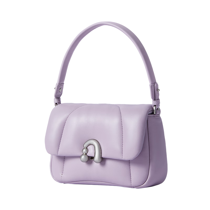 AMAZING SONG Women's Handbag, Flower Roll Bag, Medium Size, Top-Grain Sheepskin, Shoulder Crossbody Bag, Original Practical Handbag, High-End Niche Gift