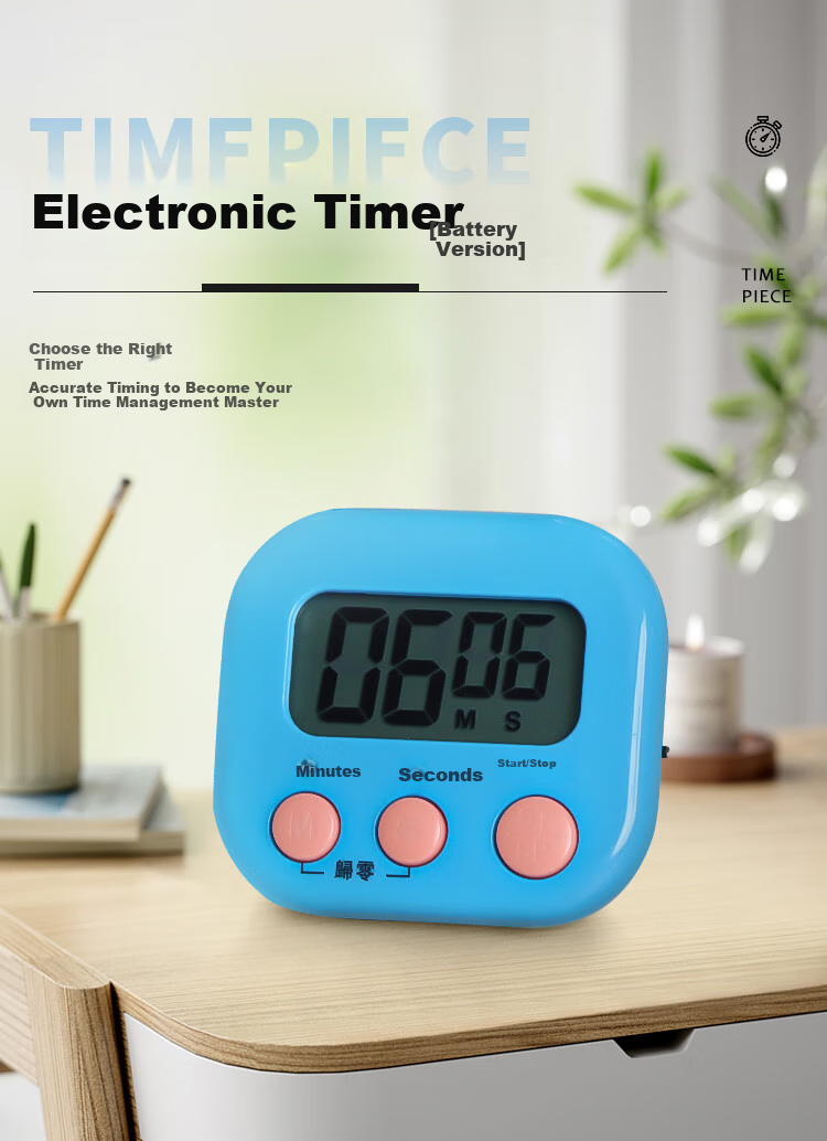 TaTanice Elementary School Timer, Study Time Management, Large LED Display, Magnetic Stand And Place, Parental One-Key Setting, Learning Focus, Children's Homework Countdown Timer 1