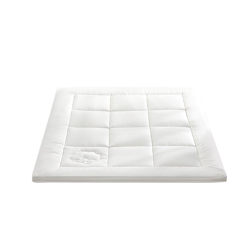 FUANNA × JINGDONG Custom Cotton Mattress, Soybean Fiber Thick Pad, Pure Cotton Single Student Protective Mat, 0.9x1.9 Meters