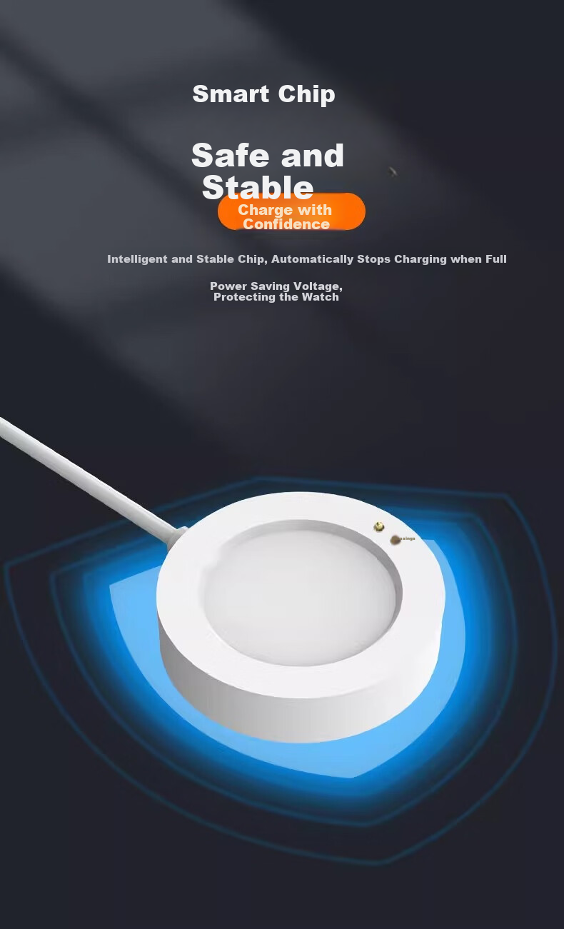 Iboann Compatible Magnetic Charging Cable for Xiaomi Watch S4/S3, Watch S4 Sport Wireless Fast Charging S2 Data Cable, Smartwatch Accessories 5