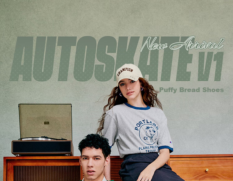 Champion American Champion Sneakers for Women And Men, Trendy Fashionable Thick-Soled Height-Increasing Casual Puffy Bread Shoes 24FWT03 1
