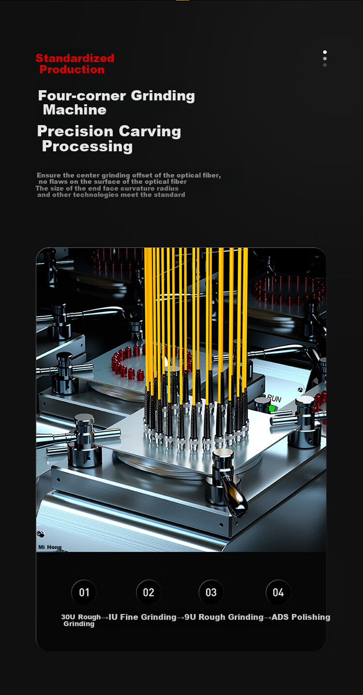 Shengwei Engineering Telecom-Grade Fiber Optic Patch Cable, ST-SC Single-Mode Single-Core 3 Meters, 9/125 Low Smoke Zero Halogen Environmentally Friendly Outer Sheath, Transceiver Pigtail, FSC-106 3