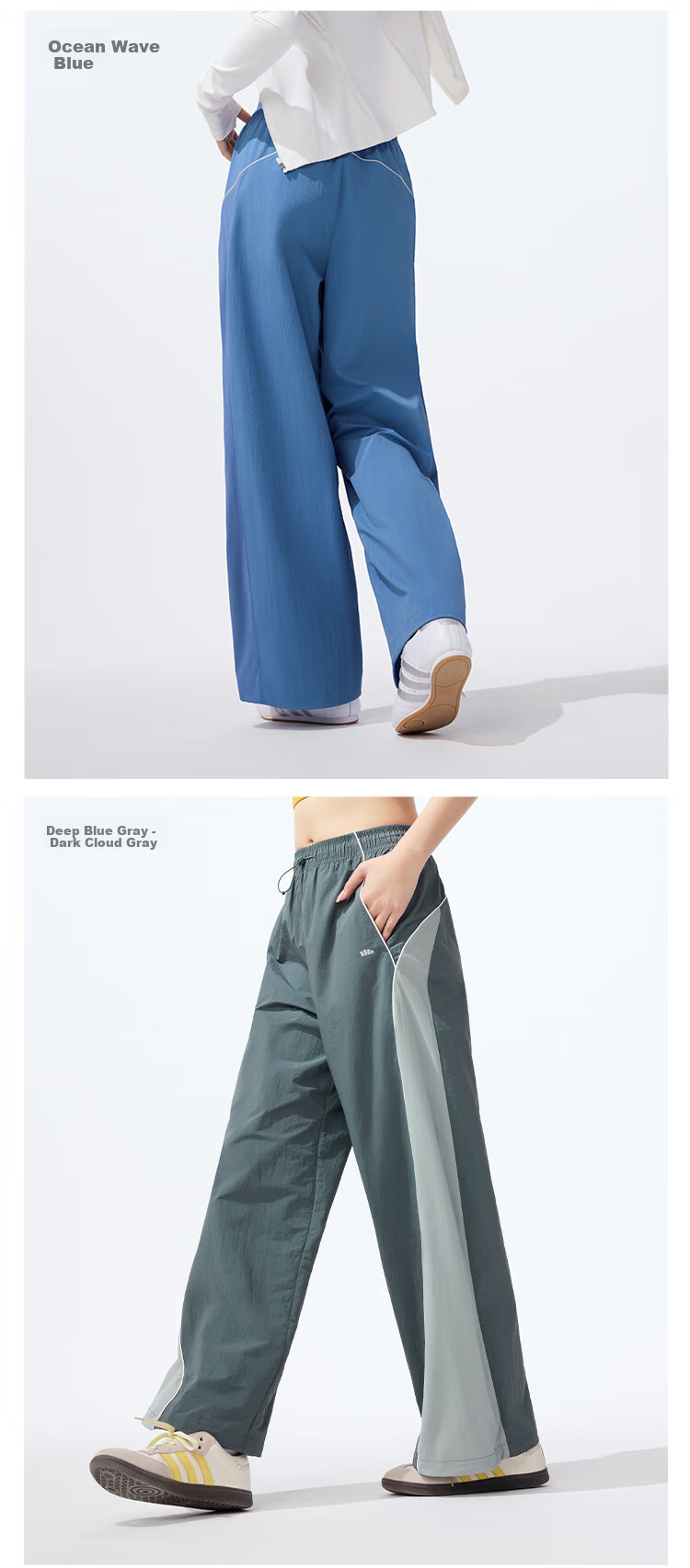 Beneunder Women's Quick-Dry Pants, Spring And Summer Sun Protection Breathable Straight-Leg Trousers, Outdoor Sports Casual Long Pants DS891 21