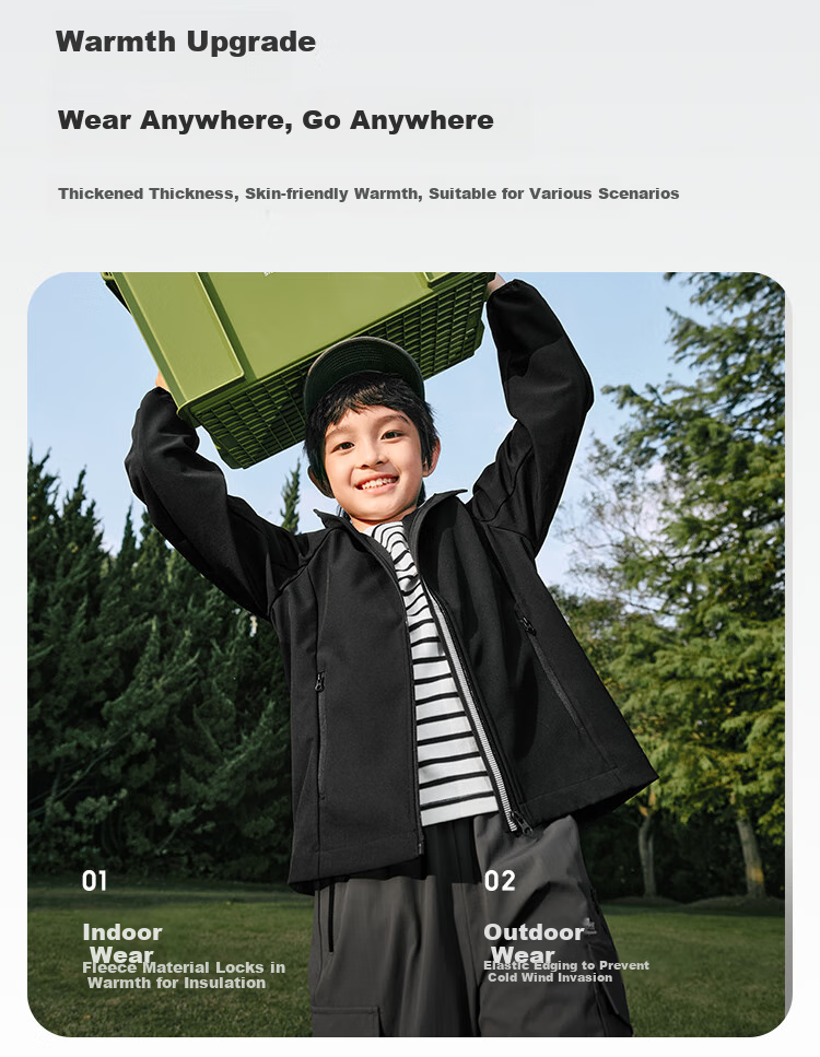 BALABALA Children's Outerwear, Boys And Girls Spring Jacket, Versatile Outdoor Coat, Fashionable Trendy Style, 209125105204 3