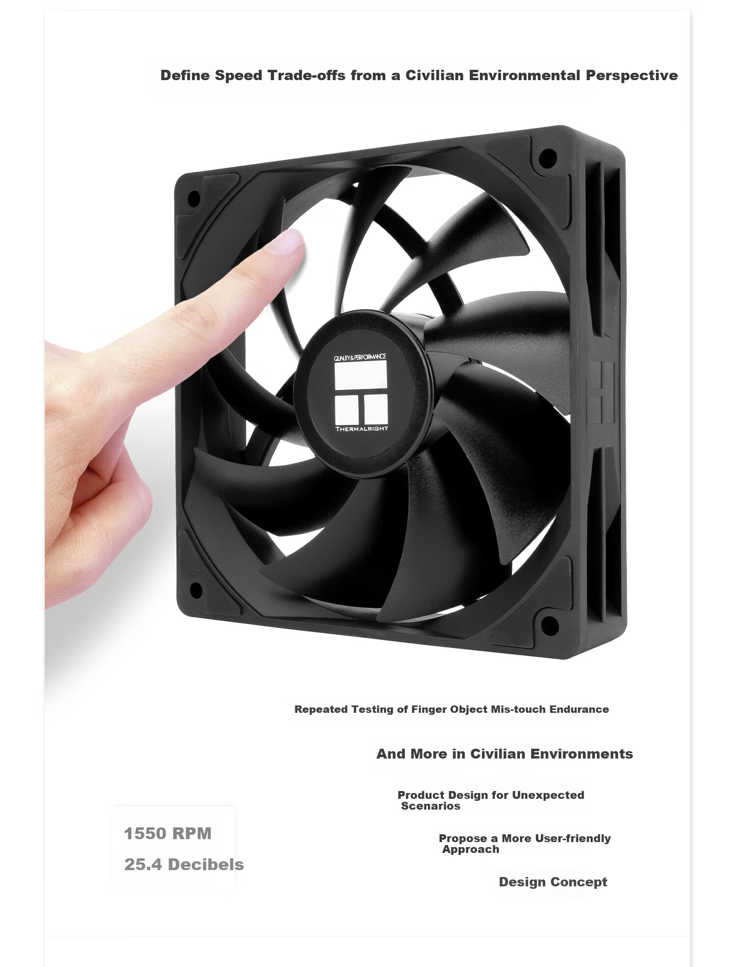 Thermalright TL-C12CW White 28MM Balanced Performance ARGB Light Fan with RGB Sync Support, 4PIN PWM, 1550 RPM 7
