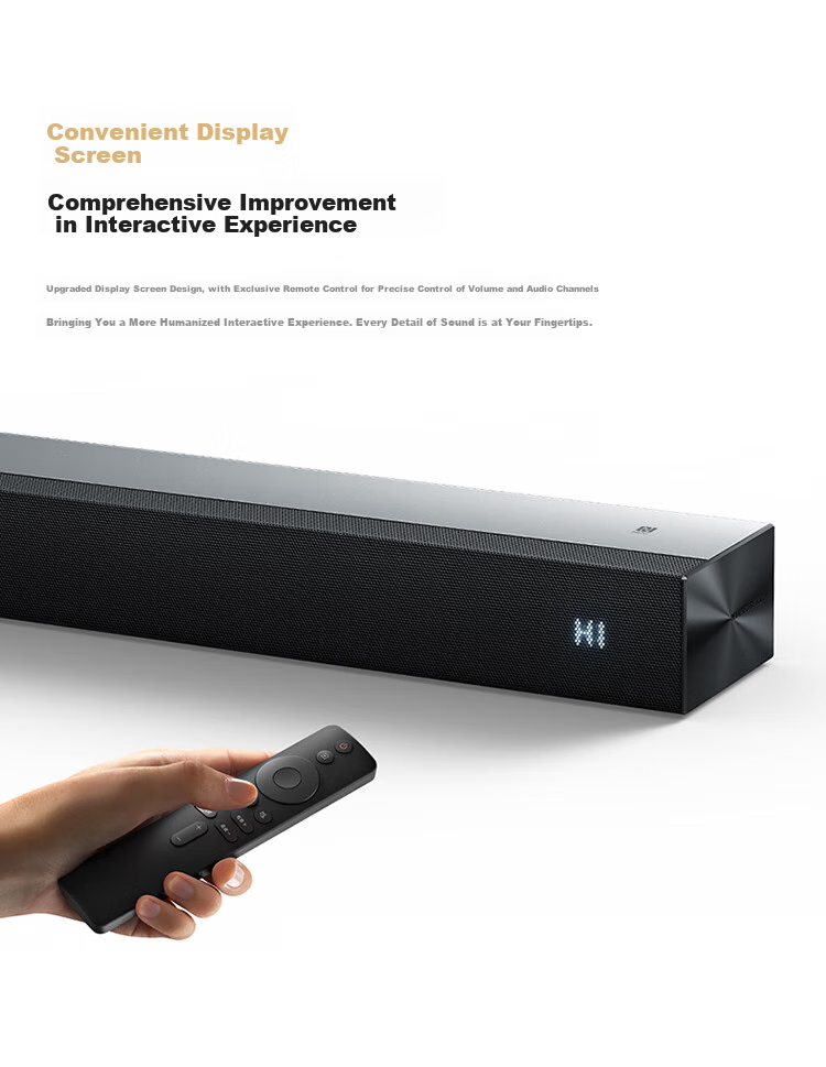 MI TV Soundbar 2.1 Channel Soundbar Home Theater with Built-In Subwoofer, Wireless Bluetooth 5.4 Speaker for Living Room, NFC Quick Pairing 5