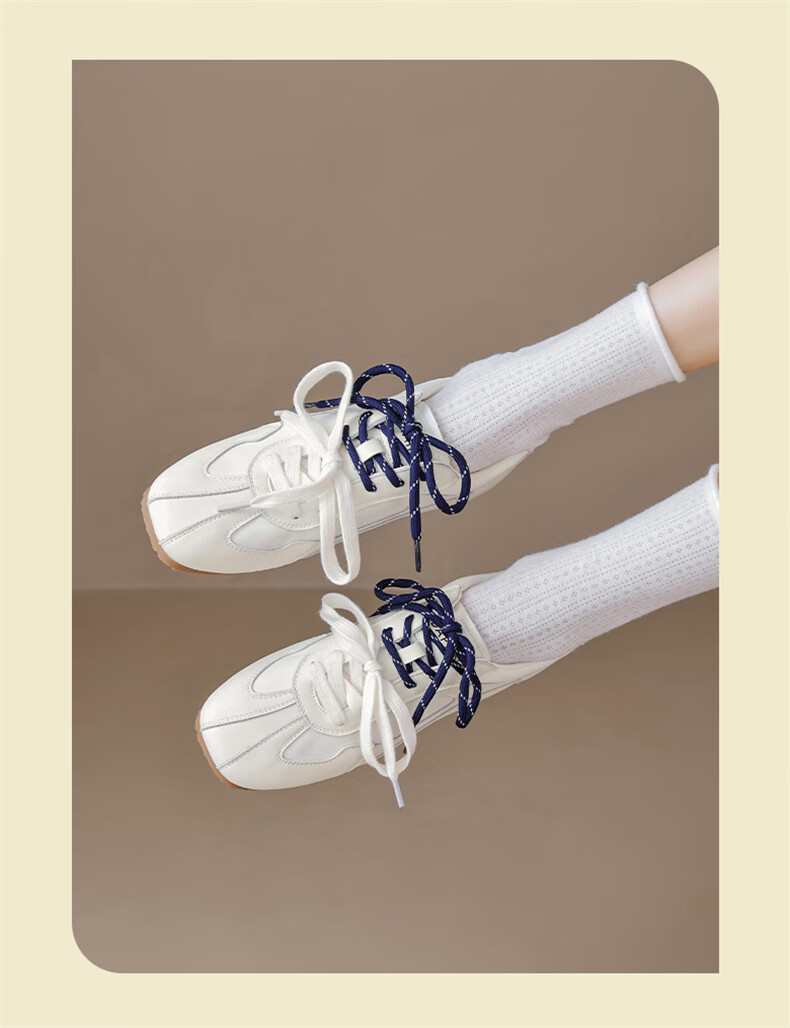 DAPHNE Women's Ballet Flats, 2026 New Spring Casual Shoes, Versatile Single Shoes, Thin-Soled Sneakers, White Shoes for Wome 6