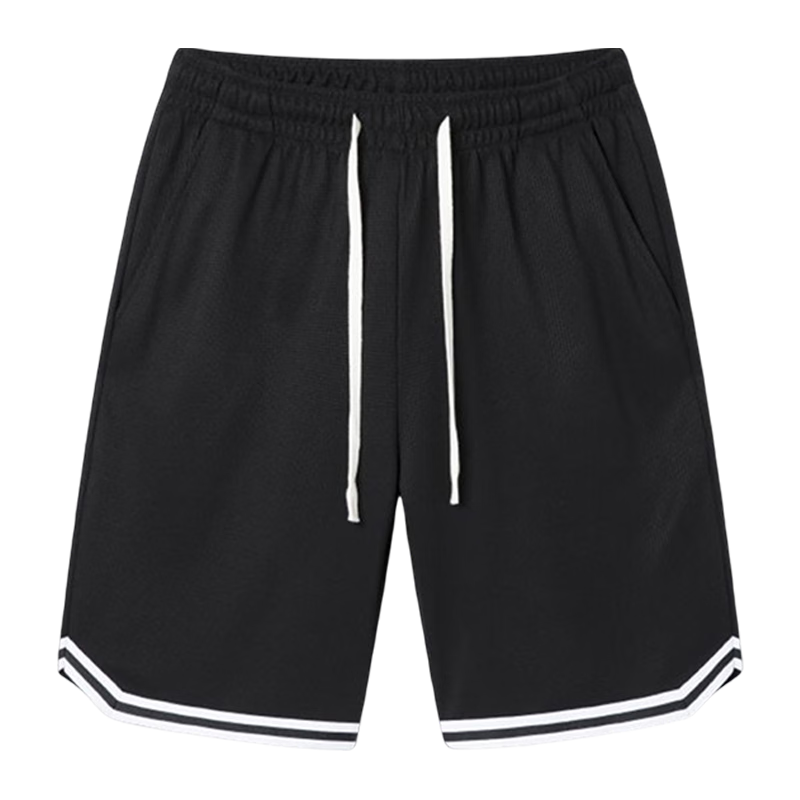 GENIOLAMODE Men's Shorts, Ice Silk Thin Loose Fit, Sports Casual Five-Point Pants, Versatile Comfortable Drawstring Trousers for Me