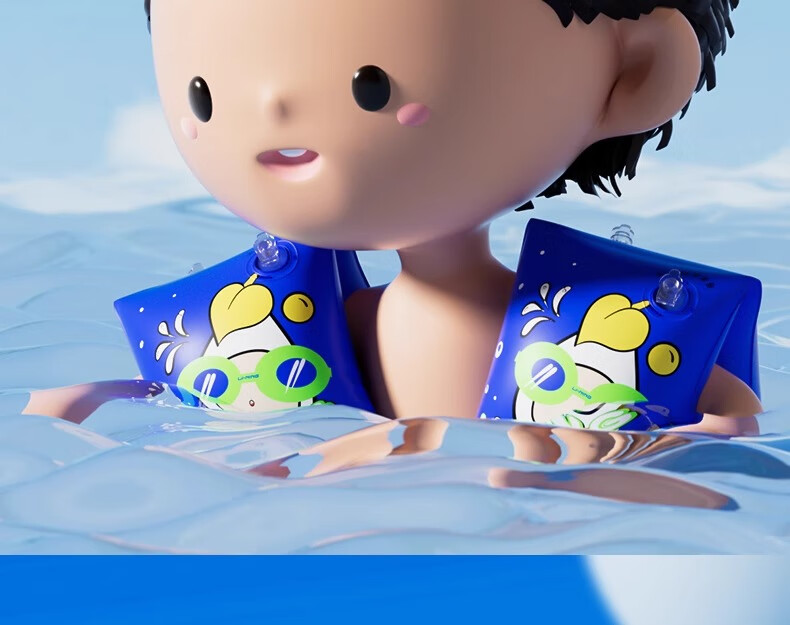 Li-Ning Kids Swimming Arm Floaties Buoyancy Armbands Baby Float Safety Swim Rings 4