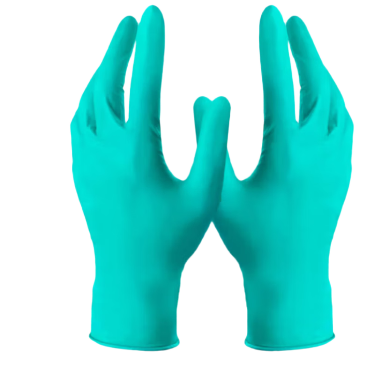 Ansell Disposable Nitrile Gloves, Chemical Laboratory Acid And Alkali Resistant Solvent Gloves, Powder-Free Extended Thick Protective Gloves 93-260 (50 Pieces/box) L