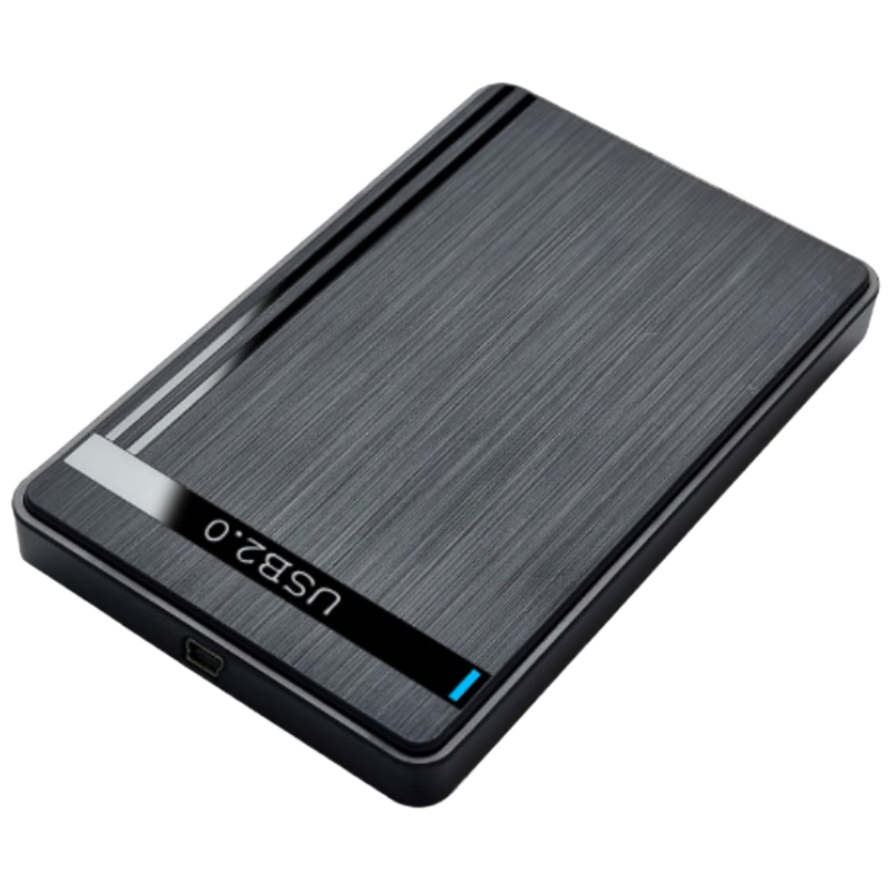 BUBM External Hard Drive Enclosure, 2.5-Inch USB 3.0 SATA Interface, Laptop External Case for Solid State And Mechanical SSD Drives, Business Black