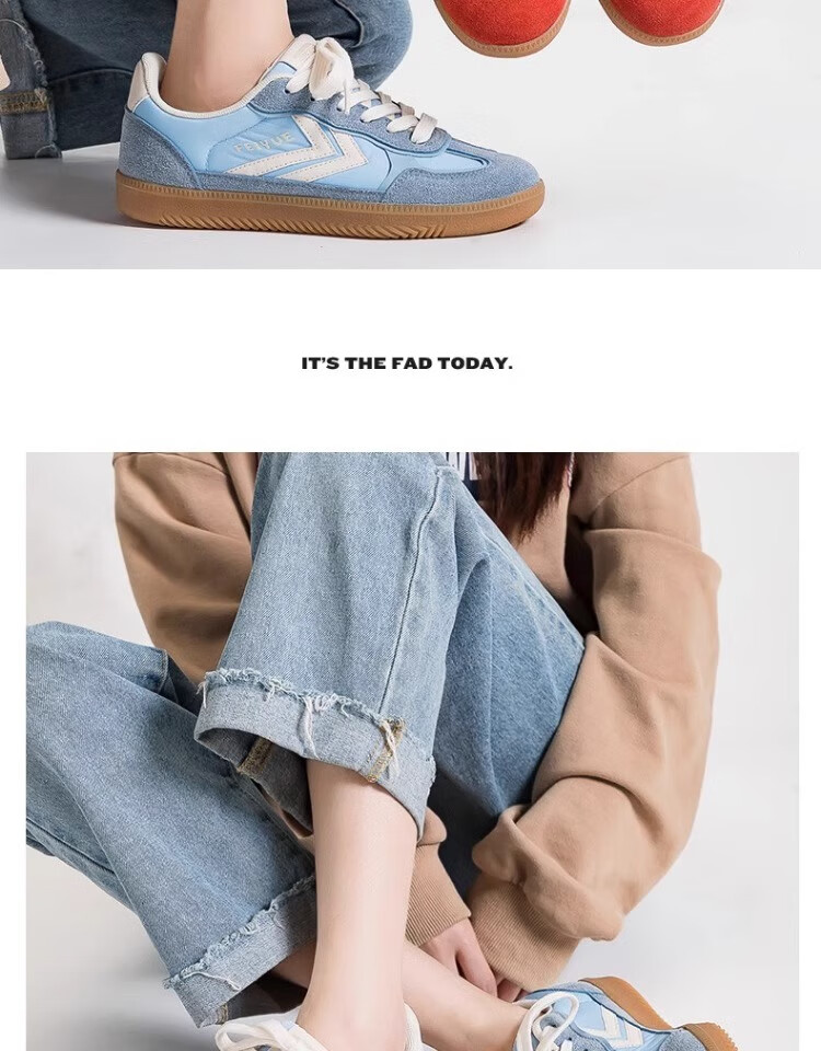 Feiyue Official Women's Shoes, Dexun Shoes for Women, 2026 Summer New Casual Versatile Fashionable Sneakers for Women, Orange-Red Color, Size 40 8