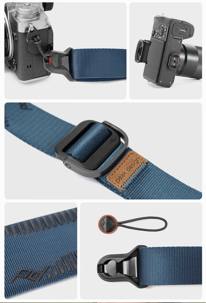 Dianfengsheji Peak Design Camera Shoulder Strap Slide Lite, Multifunctional Slim PD Quick-Release Pressure-Relief Strap, DSLR Mirrorless Digital Camera Lanyard, Crossbody Strap 9