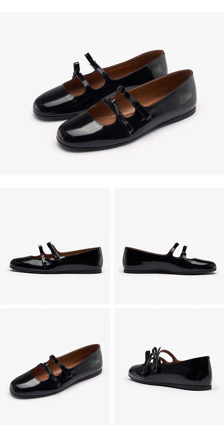 Le Saunda [Yun Duo Mali Zhen] Round Toe Patent Leather Mary Jane Flats for Women 09702, Soft Misty Yellow, LYP, Size 35 6