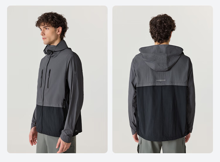 NORTHLAND UPF 500+ Outdoor Men's Original Yarn Sun Protection Jacket Cooling Antibacterial Breathable Lightweight Skin Jacket Sun Protection Clothing 15
